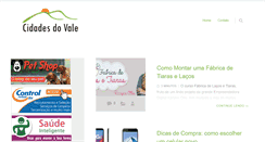 Desktop Screenshot of cidadesdovale.com.br
