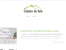 Tablet Screenshot of cidadesdovale.com.br